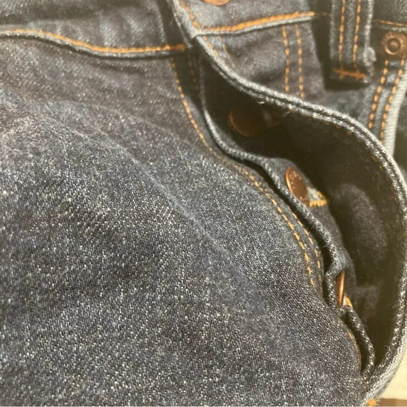 NUDIE Sz 31 x 34  Dude Dan Dry Comfort Dark Button Fly Slim Jeans - Picture 10 of 15